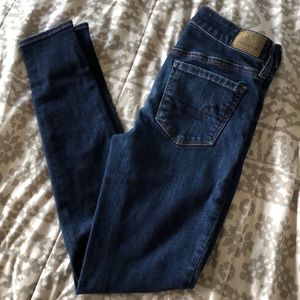 Dark Wash Hi Rise AE jeggings